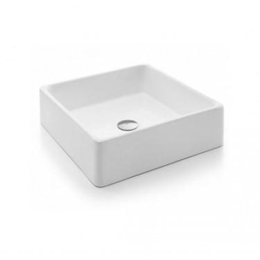 Imagem de Cuba de Apoio para Banheiro Quadrada 39X39 Branco - Docol