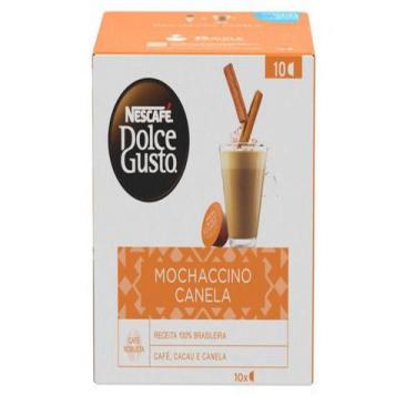 Imagem de Café Mochaccino Canela Dolce Gusto 10 Cápsulas NESCAFÉ 172g, 10, Café,