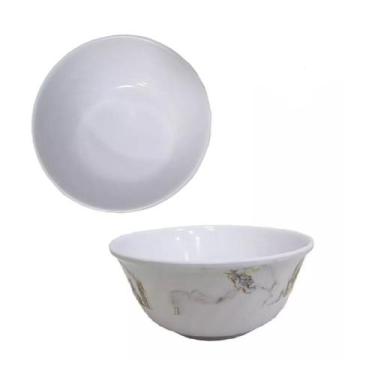 Imagem de Kit 6 Tigelas Bowl 830ml Pote em Melamina Estampa Luxo - Fx