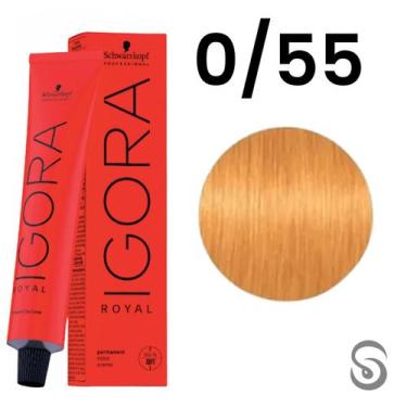Imagem de Schwarzkopf Igora Royal Coloração 0/55 Tom Mistura Dourado 60ml, UNICA