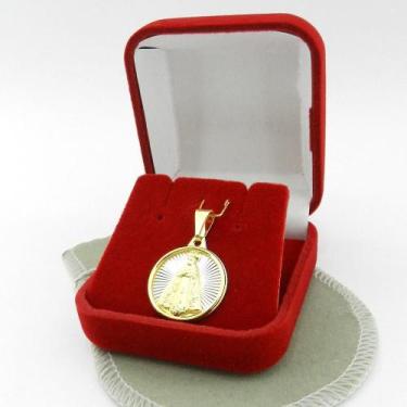 Imagem de Pingente Nossa Senhora Aparecida Folheado Ouro Pi104 - Wnbijouterias
