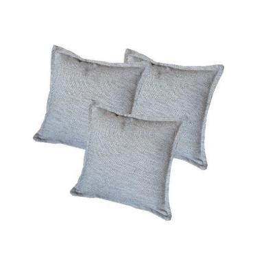 Imagem de Kit 3 Almofadas Decorativas Pequenas Quadradas - jv mobilia