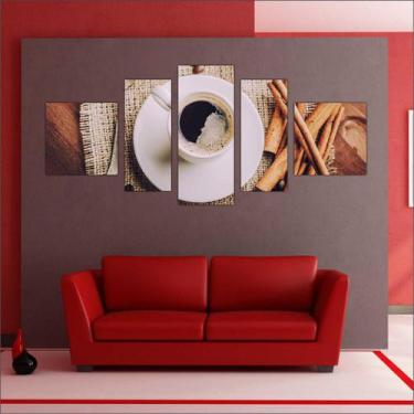 Imagem de Quadro Decorativo Padarias Bolo Cafeterias Decorações 5 Peças TT10 - V