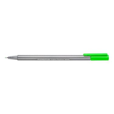 Imagem de Caneta Triplus Fineliner Staedtler Verde Neon Extra Fina
