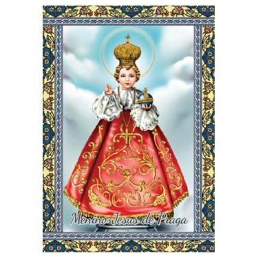 Imagem de 200 Santinho Menino Jesus de Praga (oração no verso) - 7x10 cm - Santi