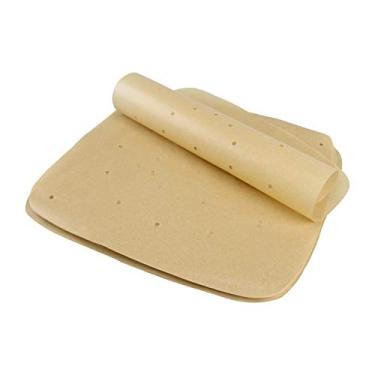 Imagem de Forros de papel pergaminho para fritadeira a ar (28 x 28 cm) quadrados, 100 peças, não branqueados, compatíveis com fritadeira a ar XXG, perfeitos para fritadeiras a ar de 8,5 QT/9,5 QT/10 QT ou