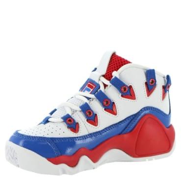 Imagem de Fila Grant Hill 1 PS Boys' Toddler-Youth Basketball 10.5 M US Little Kid White-Red-Blue