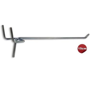Imagem de Ganchos Para Placa Eucatex 15 cm Zincado - 10 UNIDADES - ATIVA