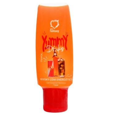 Imagem de Yummy Drinks Gel Comestível 15Ml Sexy Fantasy, WHISKY COM ENERGÉTICO