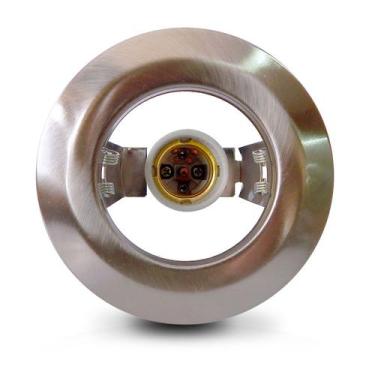Imagem de Spot Embutido Fixo E-27 Vertical (Sem Lampada) - Home Line, Aço Escova