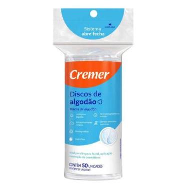 Imagem de Algodão Cremer Face Lisa 50 Unidades