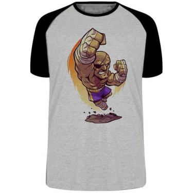 Imagem de Camiseta Sagat Street Figther Blusa Plus Size extra grande adulto ou i