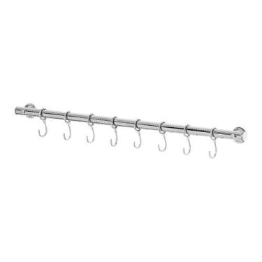 Imagem de Suporte De Cozinha Porta Talheres 60cm Com 12 Ganchos - CasaMóveis