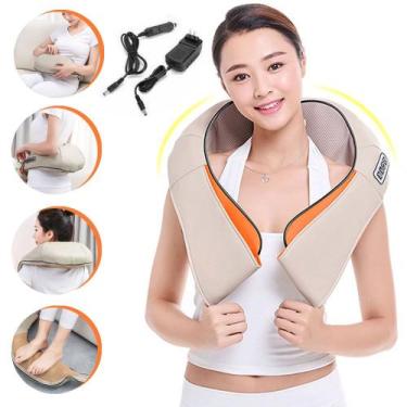 Imagem de Colete Shiatsu Pescoço Massageador Cervical Ombros Lombar - SG UTILIDA