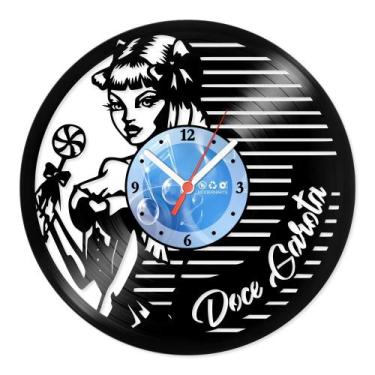 Imagem de Relógio De Parede Disco Vinil Diversos - Doce Garota - VDI-351 - Moder