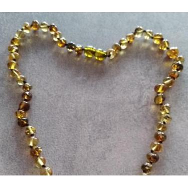 Imagem de Colar de âmbar bebê Importado da Lituânia - Deborah Slings, Verde