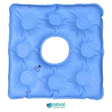 Imagem de Almofada Assento Gel Ortopédica Terapêutica Quadrada Com Orifício - Na
