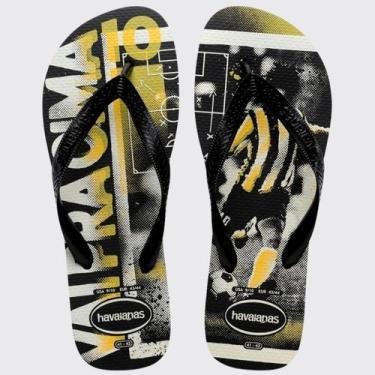 Imagem de Chinelo Masculino de Dedo Casual Havaianas Top Athletic, Preto, Pretp,