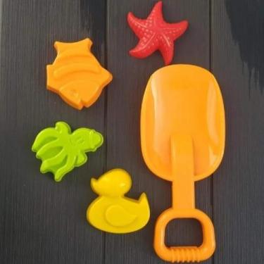 Imagem de Brinquedo Praia Kit Conjunto Forminha Molde Areia - MERX