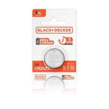 Imagem de Bateria CR2025 de Lítio Black + Decker 1Unidade - Black+Decker