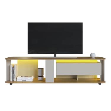 Imagem de Rack Moderno Com LED 01 Gaveta 180cm Mell Arenas PRODDY