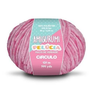 Imagem de Fio Amigurumi Pelúcia 131 metros - Círculo, 3182 pitaya