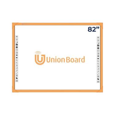 Imagem de Lousa interativa unionboard color laranja 82 polegadas