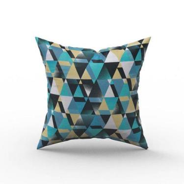 Imagem de Capa de Almofada em Tecido Impermeável Acqua Linea Evolution Azul - Aj