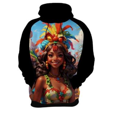 Imagem de Moletom Casaco Abadá Estampa Carnaval Festa Brasil Samba 14 - Enjoy Sh