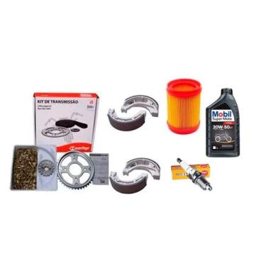 Imagem de Kit Relação Sapatas Filtro Ar Vela Ngk Oleo Titan 150 Ate 08 - COFAP