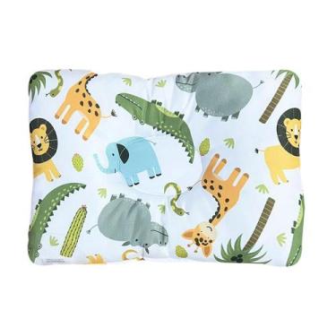 Imagem de Travesseiro Anatômico Modelador Cabeça Chata Para Bebê Menina Menino -