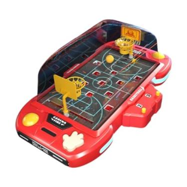 Imagem de Amagogo Mesa de basquete jogo de tabuleiro habilidades motoras leve desktop clássico jogo imprensa e mecanismo lançamento para crianças