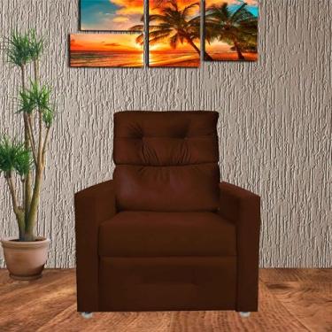 Imagem de Poltrona Reclinavel Do Papai e Mamãe Monica TerraCota