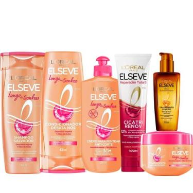 Imagem de Kit Elseve Longos dos Sonhos Cicatri Renov Reparação Total - Loreal Pa