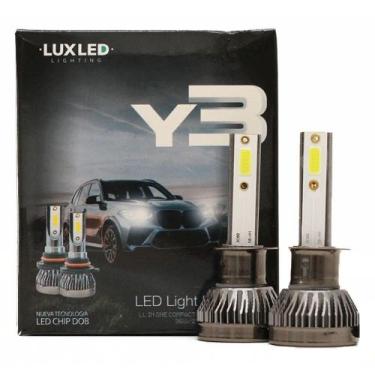Imagem de Par Super Led H1 Lâmpada Y3 22000lm 28w 6500k - Alemar