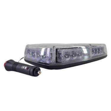 Imagem de Giroflex De Led Vermelho e Azul 12V Retangular - LIDERAUTO