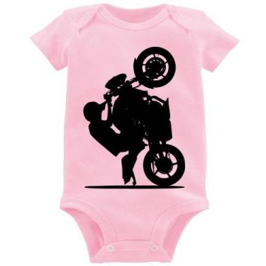 Imagem de Body Bebê Moto Grau XJ6 - Foca na Moda, Rosa bebê, P