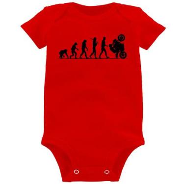 Imagem de Body Bebê Evolução do Grau XJ6 - Foca na Moda, Vermelho, GG