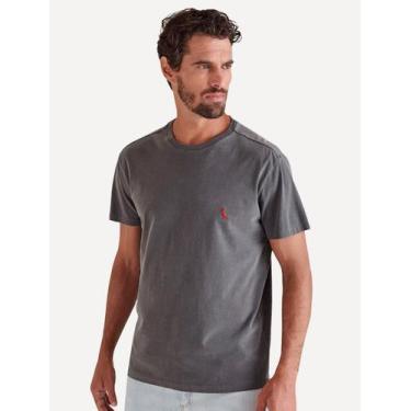 Imagem de Camiseta Reserva Masculina Básica Brasa Red Stoned Chumbo, S/P