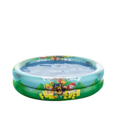 Imagem de Piscina Inflável Patrulha Canina 70L  - Verão Divertido - ETILUX