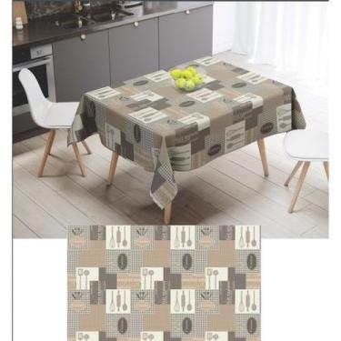Imagem de Toalha De Mesa Térmica Quadrada  Plástico - Romance, 08, 2.10mx1.40m