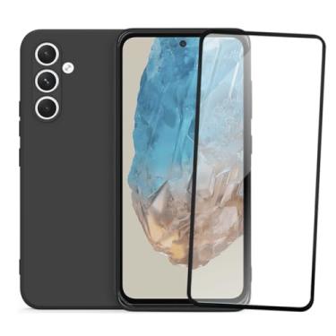 Imagem de Kit Capa Capinha Aveludada e Película de Vidro 3D Compatível Samsung Galaxy M35 SMART E CASE