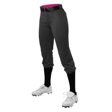 Imagem de Calça Alleson Ahtletic para meninas com velocidade de softball, Preto, Medium