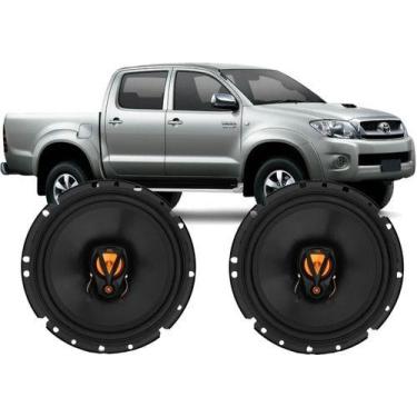 Imagem de Kit Alto Falante Original Jbl Dianteiro Hilux 100wrms Som, Preto/Laran
