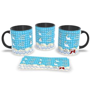 Imagem de Caneca Preta de Porcelana Personalizada Queen Musical com Frases Divertidas (Queen 5)