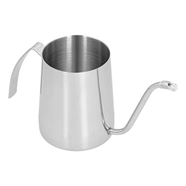 Imagem de Grcfumo 350ml cafeteira com bico longo, chaleira de café com pescoço de ganso de aço inoxidável, cafeteira com bico longo para uso doméstico, cozinha