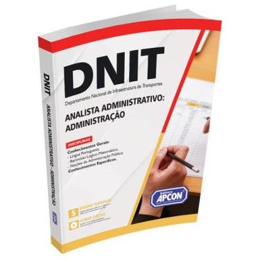 Imagem de Apostila DNIT 2023 - Analista Administrativo - Administração - APCON