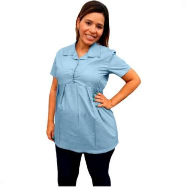 Imagem de Bata Gestante - Eb Confecção, Azul, P