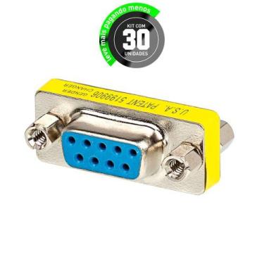 Imagem de Kit com 30 Emenda DB9 Fêmea - Cirilo Cabos, Unica, UNICA