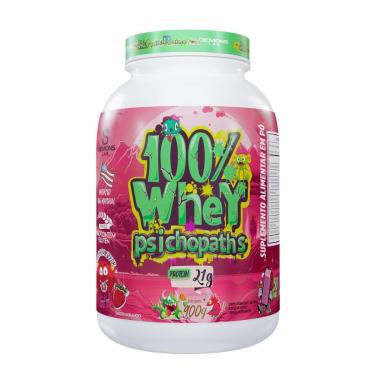 Imagem de Whey Protein Demons Lab 900g Psichopaths Concentrado Sabor:Baunilha;Tamanho:Único;Gênero:Unissex-Unissex